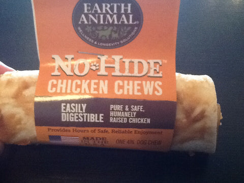 Earth Animal No-Hide Chew Chicken 4"