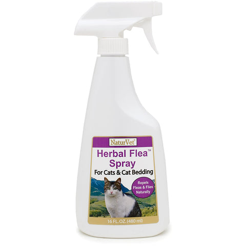 Naturvet Herbal Flea Spray For Cats And Cat Bedding