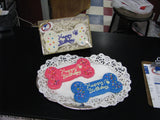 Birthday Bone - New England Dog Biscuit Blue Happy Birthday