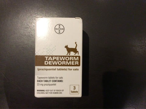 Bayer Cat Tapeworm Dewormer 3 Capsules