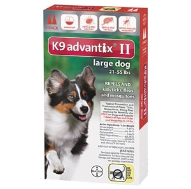 K9 Advantix II 2pk Blue Dog Over 55 lbs