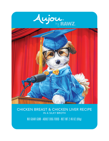AuJou Dog by Rawz Chicken/Chicken Liver 2.46oz
