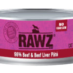 Rawz Cat 96% Beef & Beef Liver Pate  5.5oz
