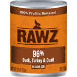 Rawz Dog 96% Duck, Turkey & Quail 12.5oz
