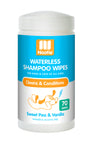 Nootie Waterless Shampoo Wipes Sweet Pea Vanilla