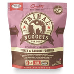 Primal Dog Nuggets Raw Turkey & Sardine 3lb