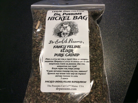 Dr Pussums Nickel Bag 1oz  Catnip