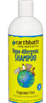 Earthbath Hypo-Allergenic Shampoo Fragrance Free 16oz