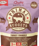 Primal Cat Nuggets Raw Turkey 3lb