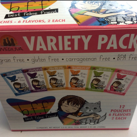 BFF Variety Pack Rainbow A Gogo 12 Pouches 3oz