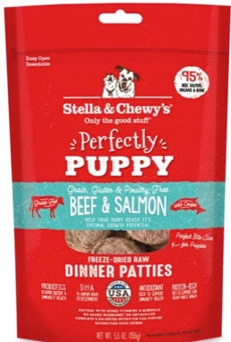 Stella & Chewy’s Perfectly Puppy Beef & Salmon Dog Food  5.5oz