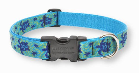 Lupine Dog Collar 1” Turtle Reef 16-28”