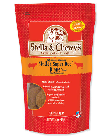 Stella & Chewy's Freeze Dried Patties Beef 14oz