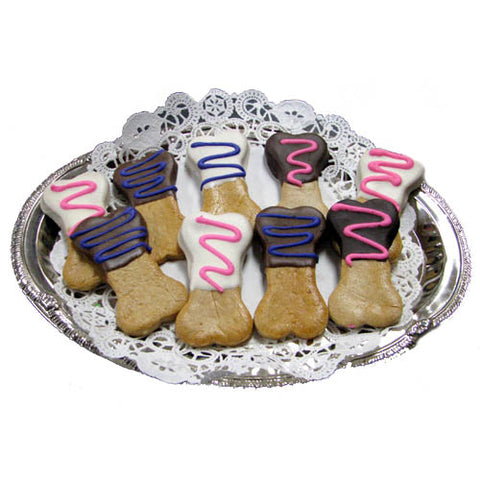 Dipped Bone Doggie Cookie - New England Dog Biscuit - Bag of 4