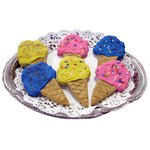 Ice Cream Cone Doggie Cookie - New England Dog Biscuit - Bag of 4