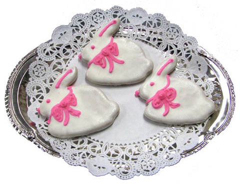 Easter Bunny Doggie Cookie - New England Dog Biscuit -  Bag of 4