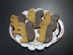 Large Squirrel Doggie Cookie - New England Dog Biscuit -  Bag of 4
