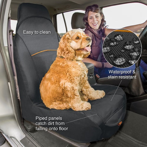 Kurgo Dog Bucket Seat Cover Black 1 Per Case