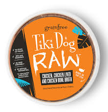 Tiki Pet Dog Frozen Raw Chicken Liver Bone Broth