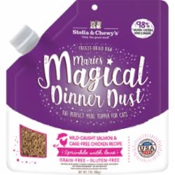 Stella & Chewy’s Cat Magical Dinner Dust Salmon & Chicken 7oz