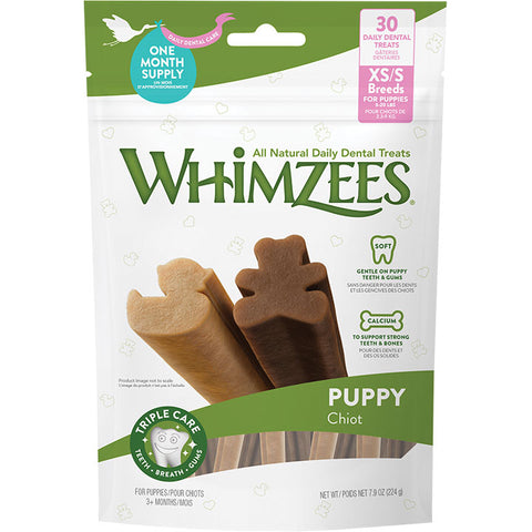 Whimzees Puppy Dental Treats XX/S 30ct