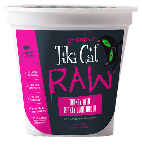 Tiki Cat Raw Turkey Tub 8oz