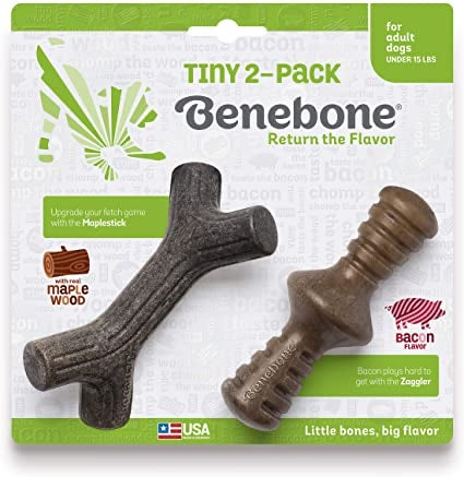 Benebone Stick & Zaggler Tiny 2pk