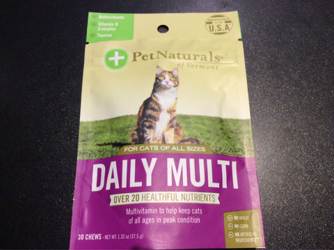 Pet Naturals Cat Daily Multi-Vitamin 30 Ct