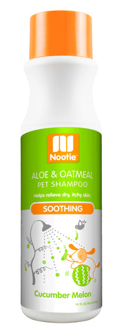 Nootie Shampoo Soothing Aloe & Oatmeal /Cucumber Melon 16oz