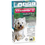 K9 Advantix II Medium Dog 11-20lbs 2-pack